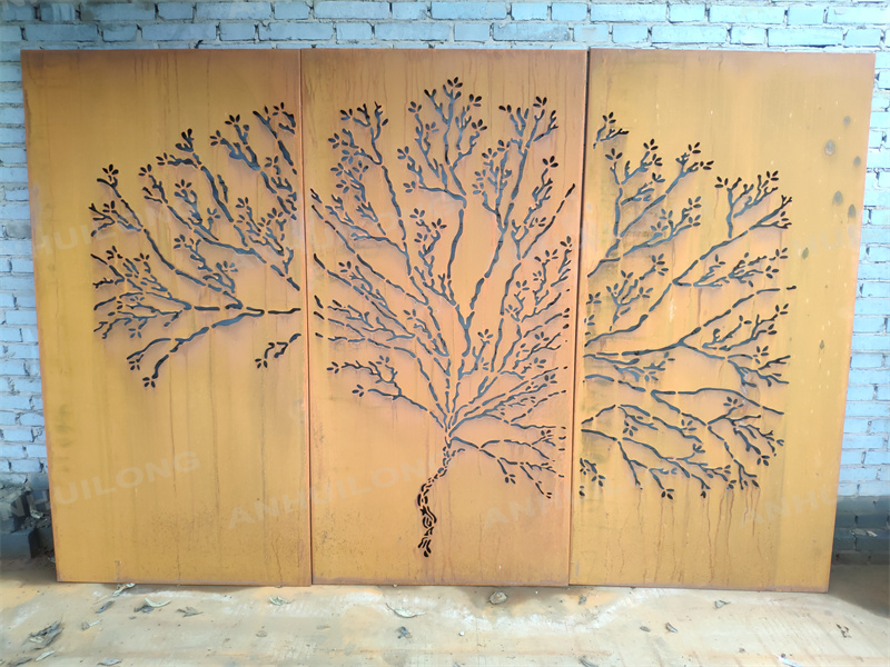 yard corten screens and shade panels distributor